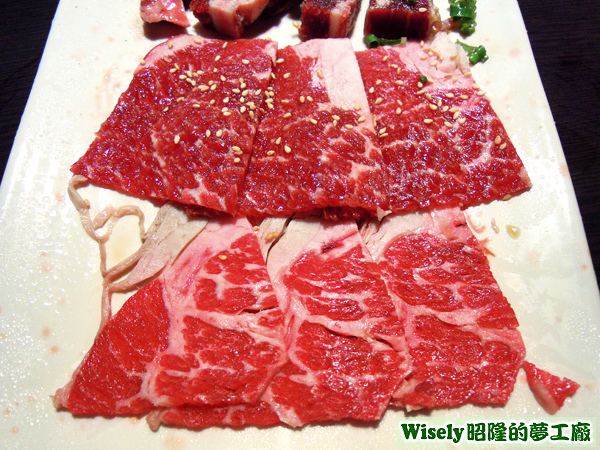 特級沙朗、霜降牛肉