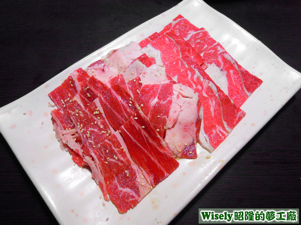 霜降牛肉、特級沙朗