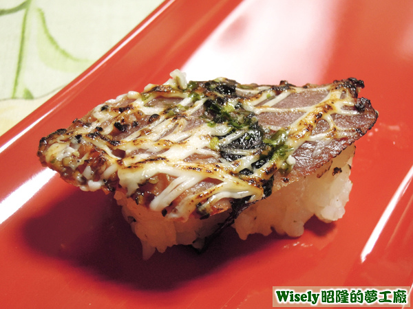 櫻桃鴨肉握壽司 櫻桃鴨肉握壽司