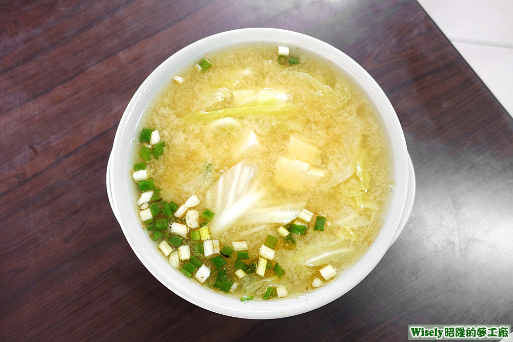 青菜豆腐湯(小)