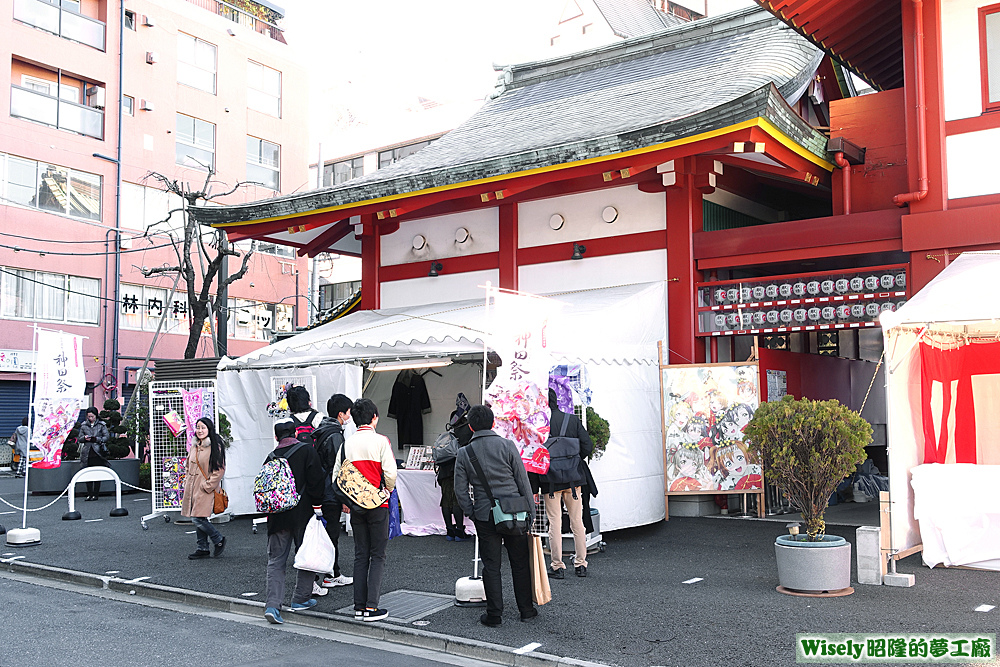 神田明神ラブライブ!紀念品販售攤