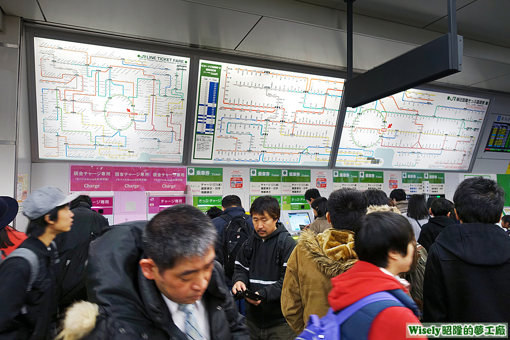 JR秋葉原駅售票機