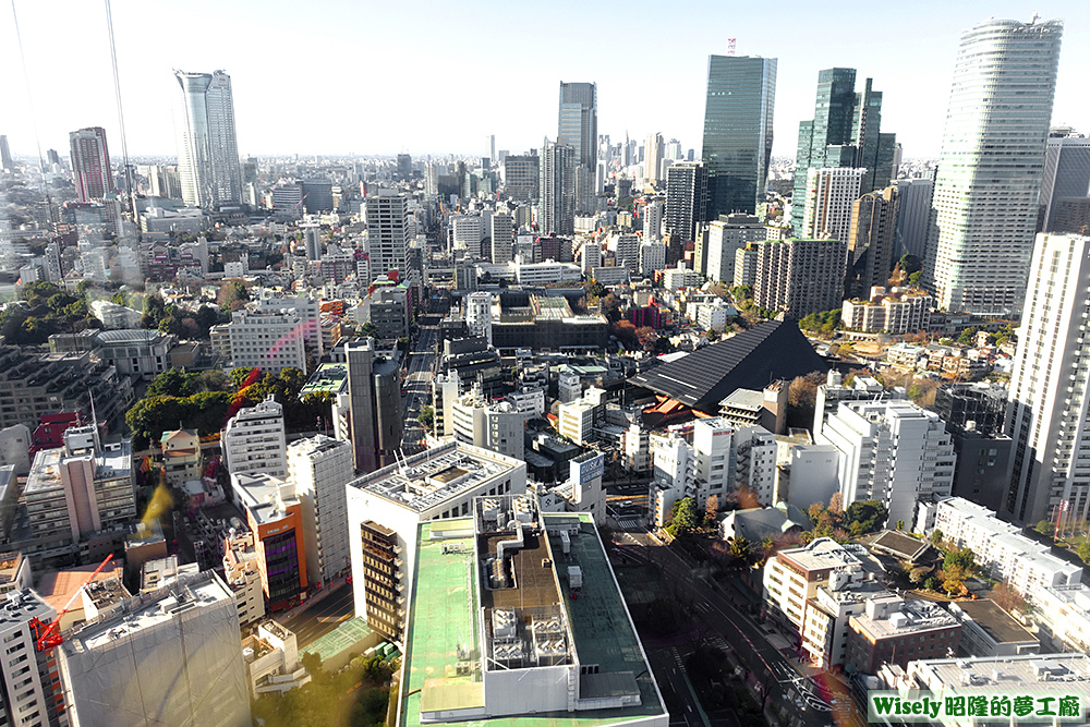 東京鐵塔(TOKYO TOWER)大展望台視野