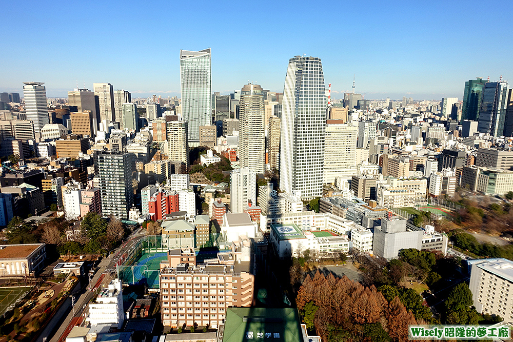 東京鐵塔(TOKYO TOWER)大展望台視野