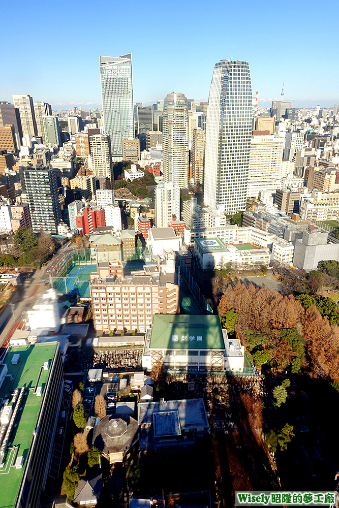 東京鐵塔(TOKYO TOWER)大展望台視野