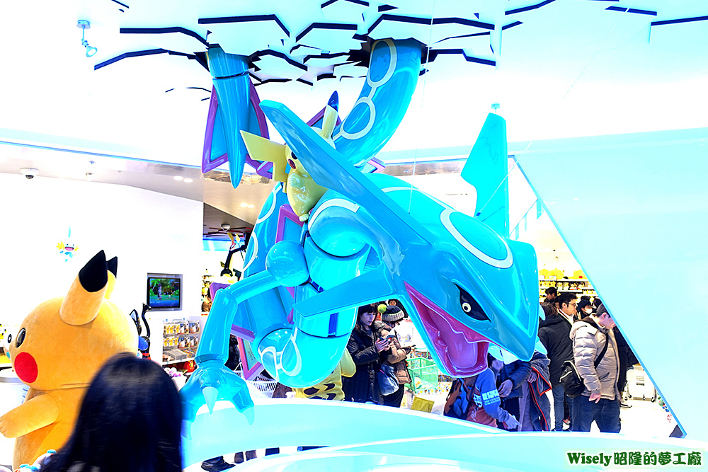 Pokémon Center Skytree Town的レックウザ