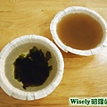 紫菜湯、綠豆薏仁湯