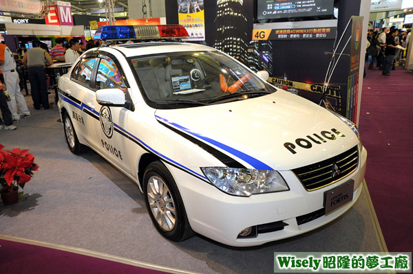 年度最佳警車代表：LANCER FORTIS