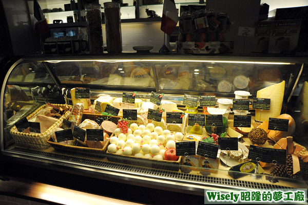 各種起司和食材 各種起司和食材