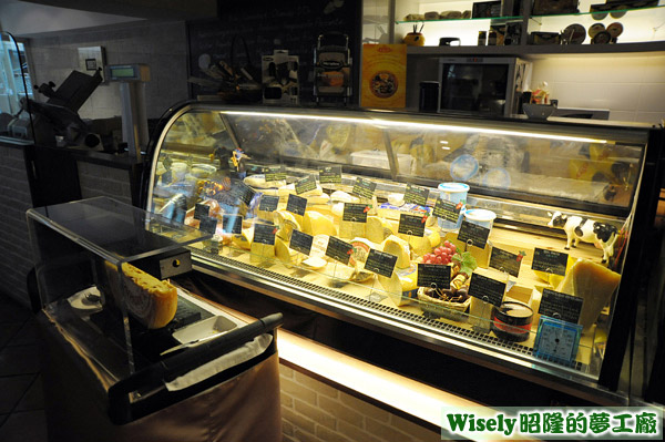 各種起司和食材 各種起司和食材