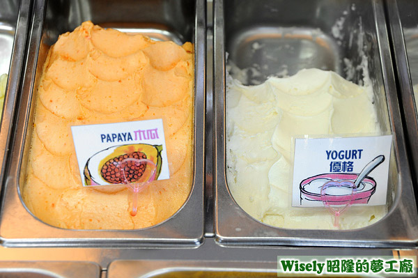 木瓜Papaya、優格Yogurt