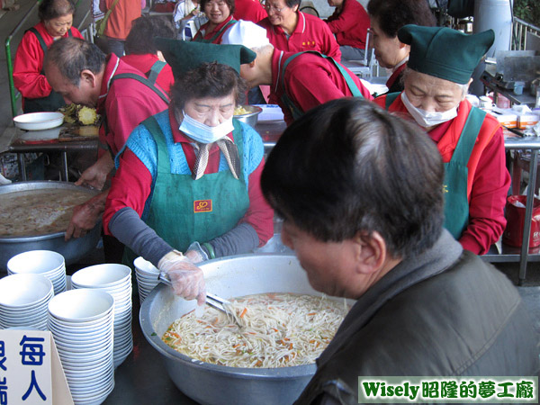 湯麵供應區