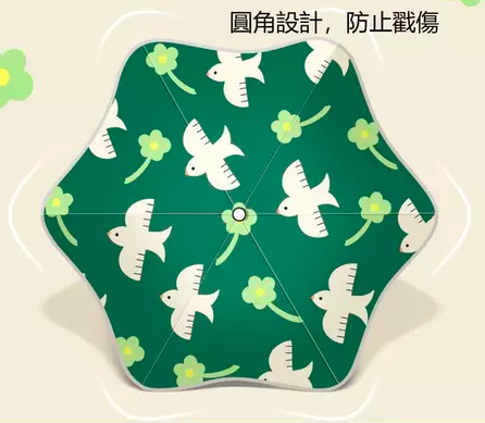 兒童圓角安全折疊傘2