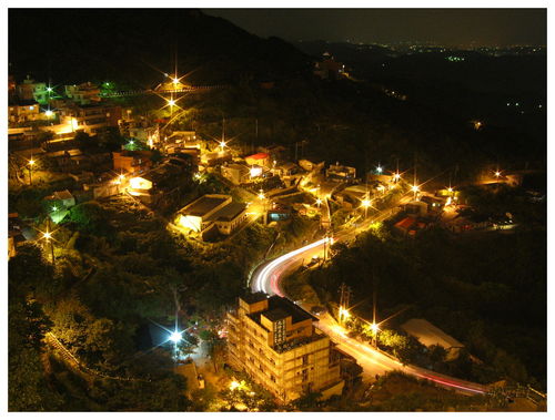 台北瑞芳九份夜景