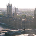 London Eye上俯瞰國會與大笨鐘