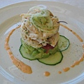 yum.. crab salad! that's mine entree