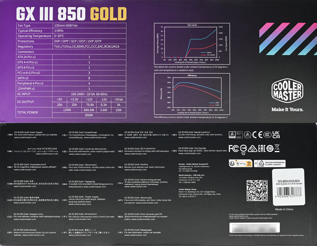 Cooler Master GX III 850 GOLD 