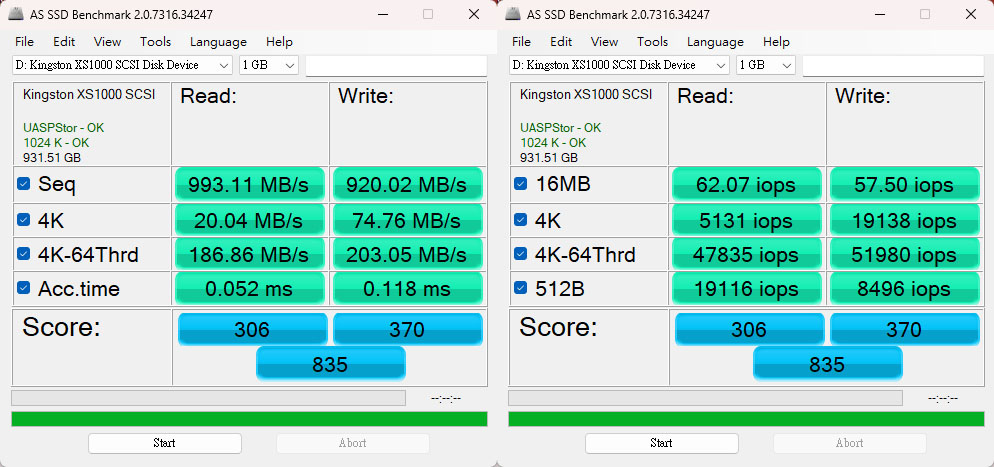 Kingston 金士頓 XS1000 1TB外接SSD開箱