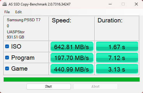 SAMSUNG 三星 Portable SSD T7 1TB