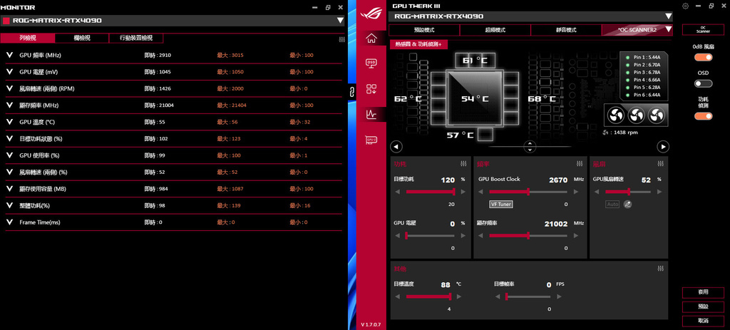 動爪玩ROG Matrix Platinum GeForce