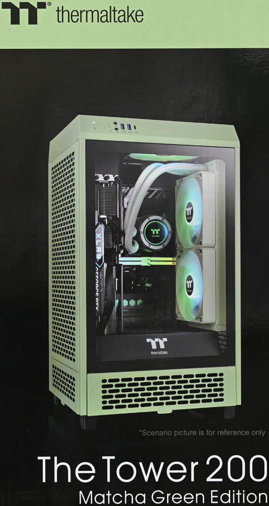 Thermaltake The Tower 200 抹茶綠機