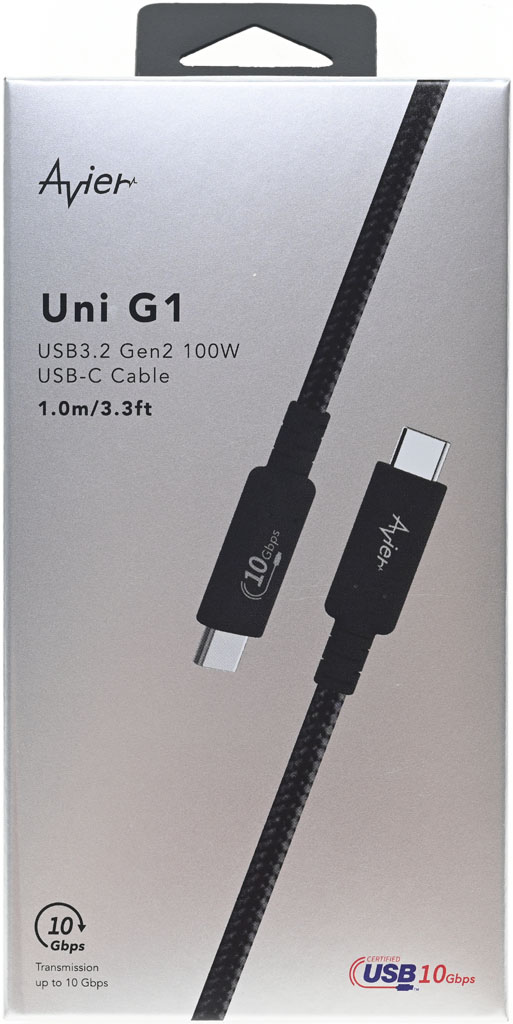 Avier Uni G1 USB3.2 Gen2 100W高