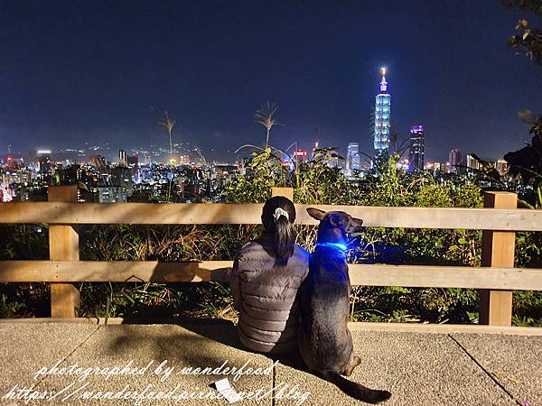 圖 台北大安 福州山公園夜景