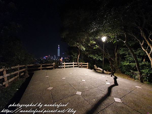 圖 台北大安 福州山公園夜景