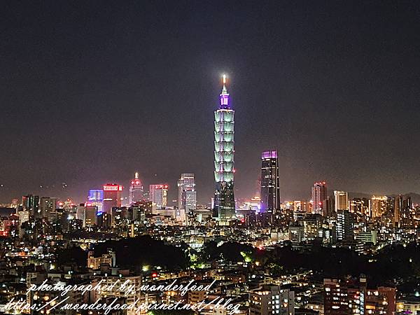 圖 台北大安 福州山公園夜景