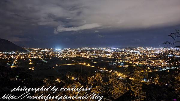 圖 花蓮吉安 楓林白雲步道夜景