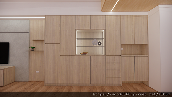 【3D模擬圖】嘉義-西區-公寓型住家設計