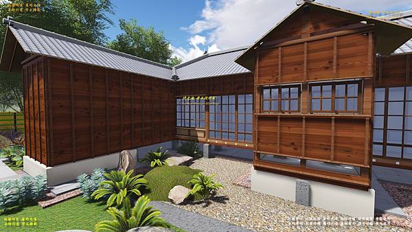 日式木屋系列---「日式宿舍 ˙大型木屋 形式(一)」一層挑