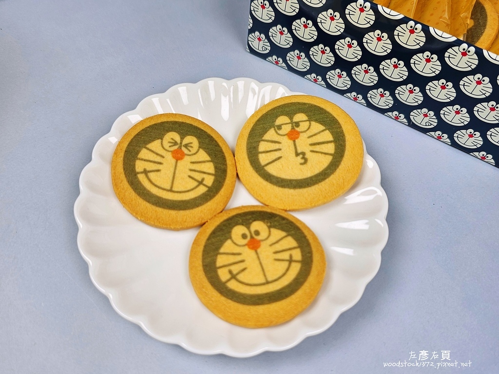 日本原裝進口伴手禮｜長登屋《哆啦A夢圖案印花奶油餅乾》｜