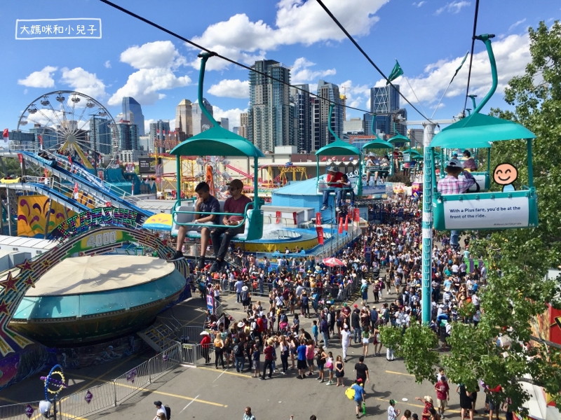 [加拿大班夫露營車] 像夜市的卡加利牛仔節 Calgary 