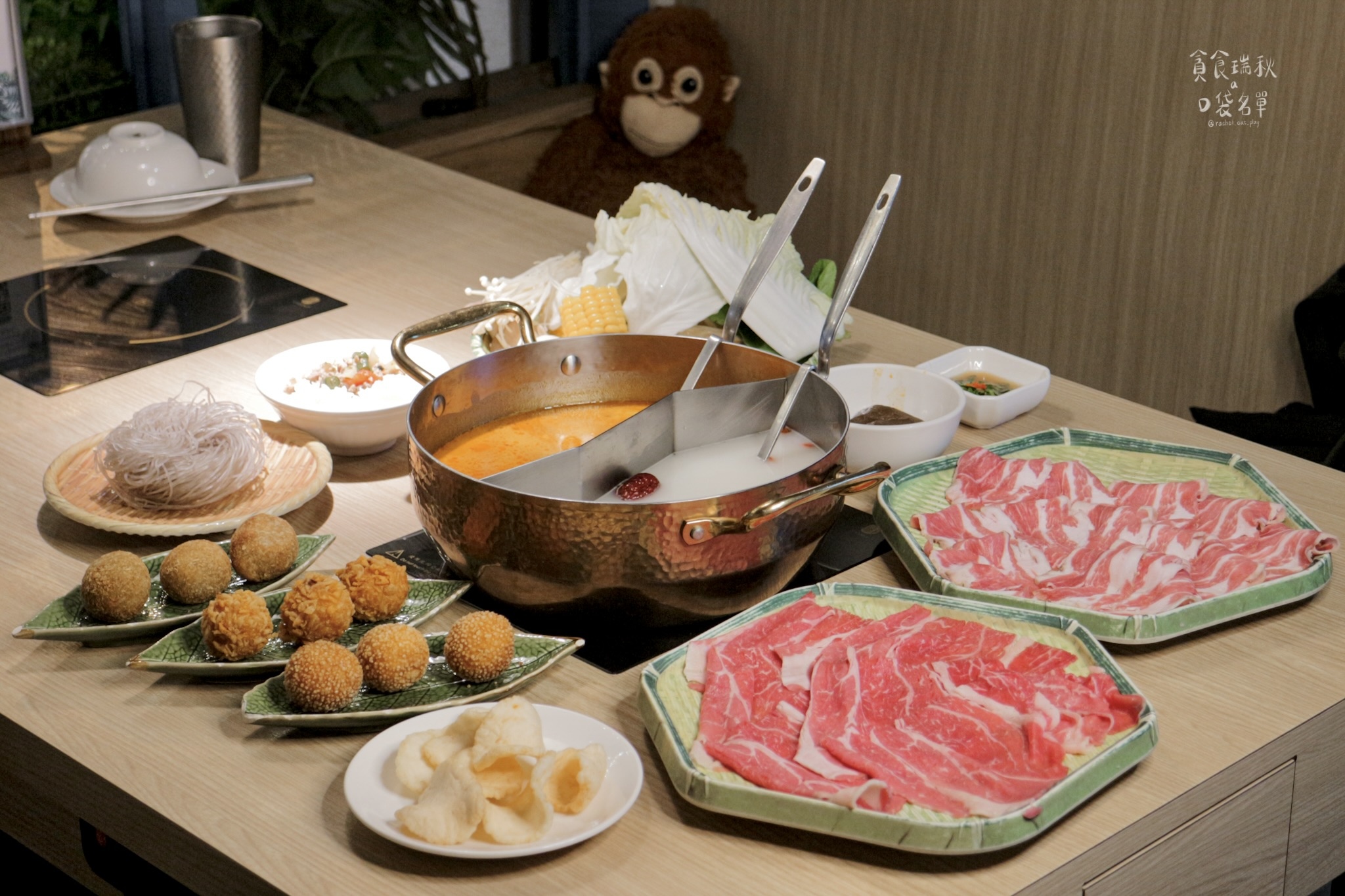 台中北區｜泰式南洋火鍋+鮮蔬鍋料自助吧、泰奶冰淇淋吃到飽，南