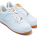 NIKE FORCE 1 LOW '07 WHITEORANGE 白底橘色 潮流休閒鞋.jpg