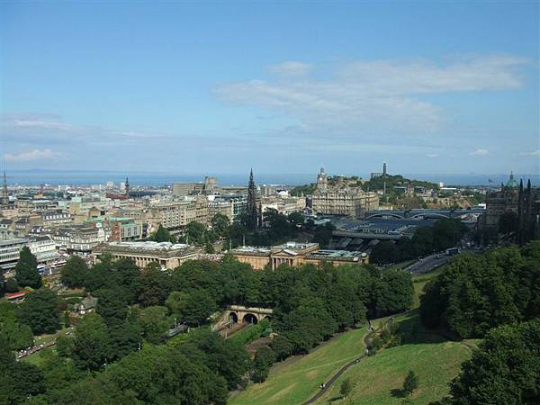 從城堡看 Edinburgh