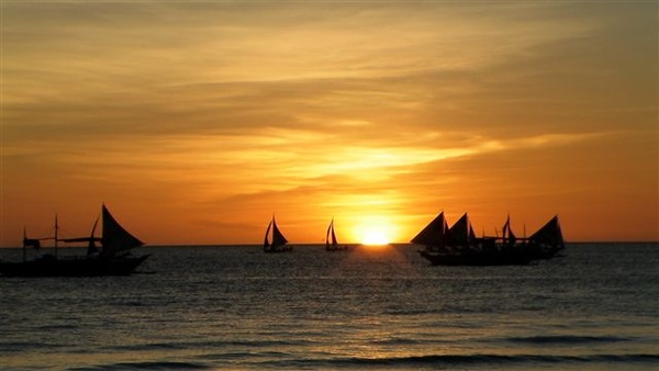 長灘島的夕陽