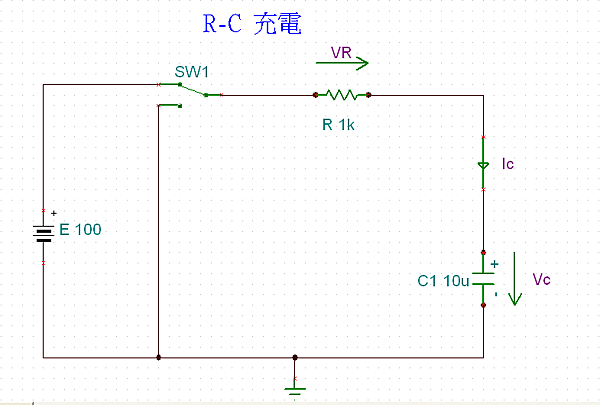 RC充放電