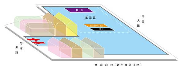 20091010Spacebomb concert配置圖