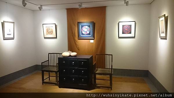 富春山居 館內有展示杭繡作品 富春山居 館內有展示杭繡作品