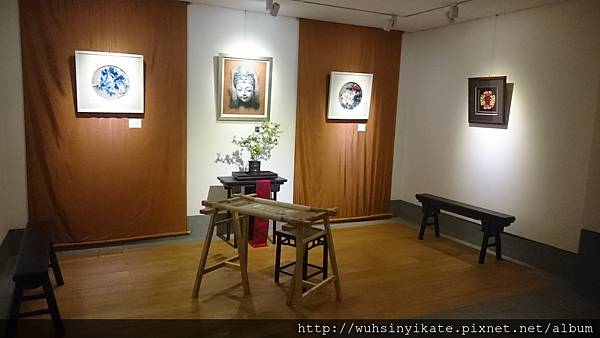 富春山居 館內有展示杭繡作品 富春山居 館內有展示杭繡作品