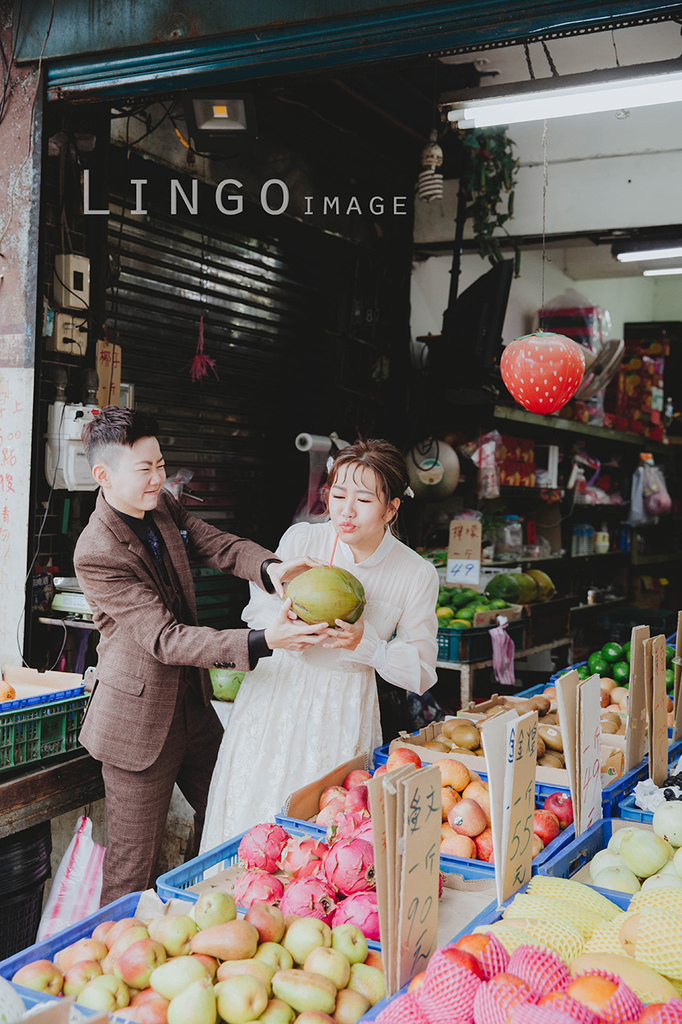 【Lingo image__劇照式婚紗】 演員劇照師規劃屬於