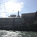 Bay cruise through by the Alcatraz Island