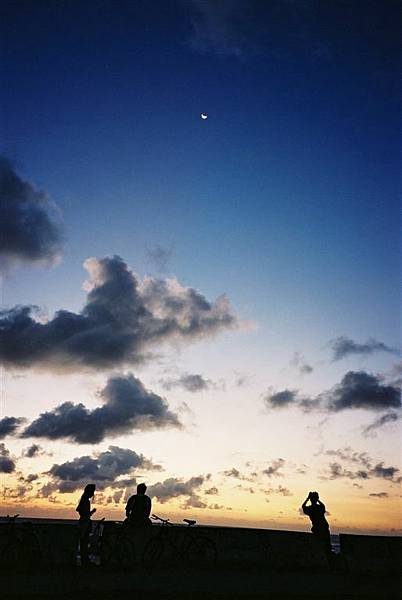 澎湖 夕陽的雲