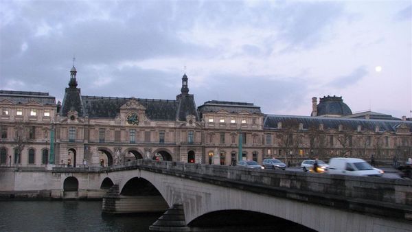 Seine and Louvre