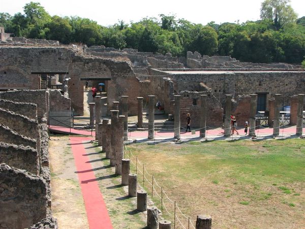 Pompei Scavi: The Gladiator's Barracks