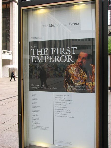 Met Opera: The First Emperor 