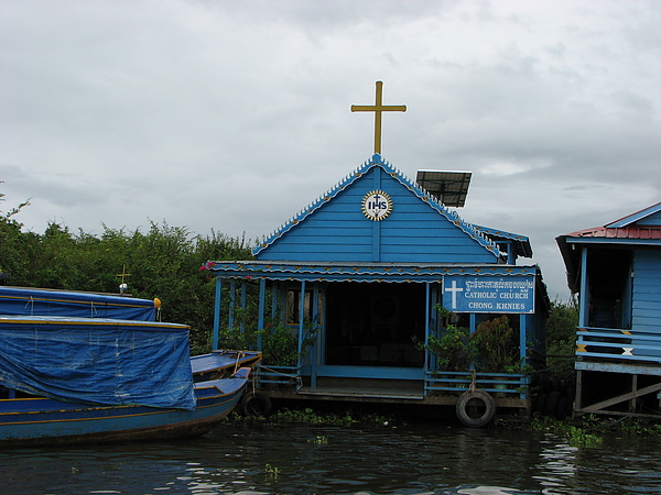 Tonle Sap Lake (水上教堂)