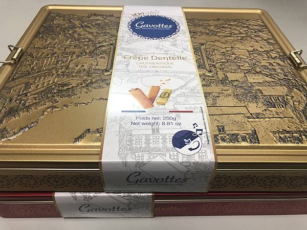 好市多好物分享:Gavottes原味法式捲餅音樂盒版 好市多好物分享:Gavottes原味法式捲餅音樂盒版